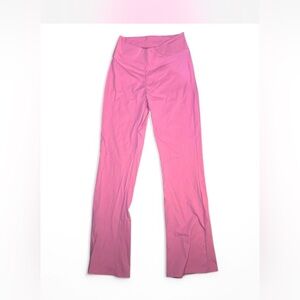 Pink High-Waisted Yoga Pants